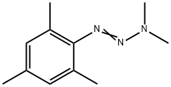 1-MESITYL-3,3-DIMETHYLTRIAZ-1-ENE Struktur