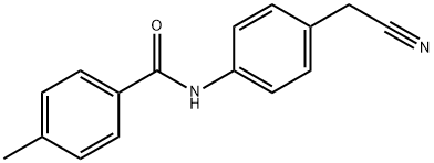 Benzamide, N-[4-(cyanomethyl)phenyl]-4-methyl- (9CI) Struktur