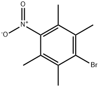 1-bromo-2,3,5,6-tetramethyl-4-nitrobenzene Struktur