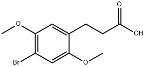 3-(4-BROMO-2,5-DIMETHOXYPHENYL)PROPIONIC ACID Struktur