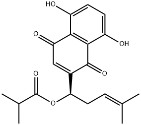 ISOBUTYRYLSHIKONIN Struktur