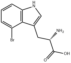 4-BROMO-L-TRYPTOPHAN Struktur