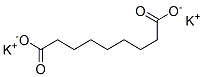 dipotassium azelate Struktur