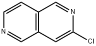 2,6-NAPHTHYRIDINE, 3-CHLORO- Struktur