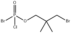 3-bromo-2,2-dimethylpropyl bromochlorophosphate Struktur