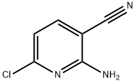 2-aMino-6-chloronicotinonitrile Struktur