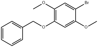 1-(BENZYLOXY)-4-BROMO-2,5-DIMETHOXYBENZENE Struktur