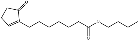 butyl 5-oxocyclopent-1-ene-1-heptanoate Struktur