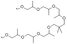 NEOPENTYL GLYCOL PROPOXYLATE Struktur