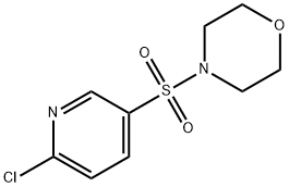 4-(6-CHLORO-PYRIDINE-3-SULFONYL)-MORPHOLINE Struktur