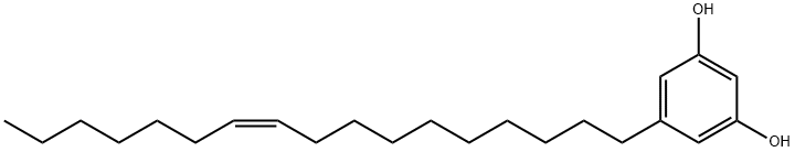 5-(10Z)-10-Heptadecen-1-yl-1,3-benzenediol Struktur