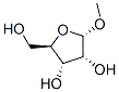 METHYL A-D-RIBOFURANOSIDE Struktur