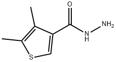 3-Thiophenecarboxylicacid,4,5-dimethyl-,hydrazide(9CI) Struktur