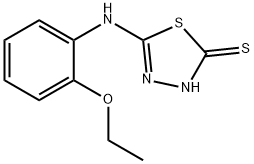 5-(2-ETHOXY-PHENYLAMINO)-[1,3,4]THIADIAZOLE-2-THIOL Struktur