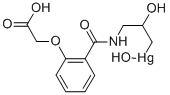 mercuderamide  Struktur