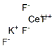 Cerium potassium fluoride Struktur