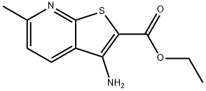 ethyl 3-amino-6-methylthieno[2,3-b]pyridine-2-carboxylate Struktur