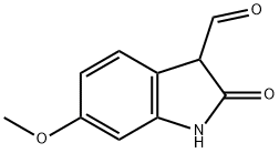 6-METHOXY-2-OXOINDOLINE-3-CARBALDEHYDE Struktur