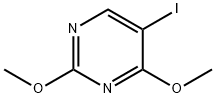 5-Iodo-2,4-dimethoxypyrimidine Struktur