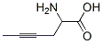 2-Amino-4-hexynoic acid Struktur