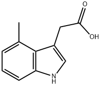 4-Methylindole-3-acetic Acid Struktur