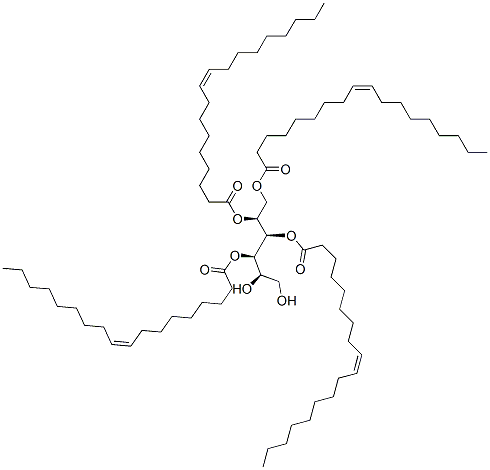 D-glucitol tetraoleate Struktur