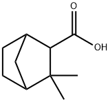 3,3-dimethylbicyclo[2.2.1]heptane-2-carboxylic acid Struktur