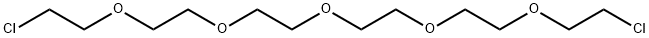 HEXAETHYLENE GLYCOL DICHLORIDE Struktur