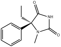 2,4-Imidazolidinedione,5-ethyl-1-methyl-5-phenyl-,(5S)-(9CI) Struktur