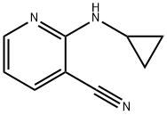 2-(cyclopropylamino)nicotinonitrile Struktur