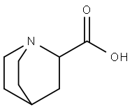 1-Azabicyclo[2.2.2]octane-2-carboxylic acid Struktur