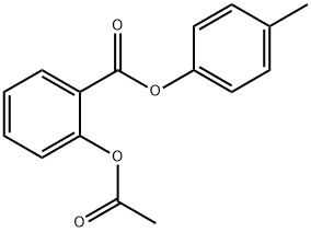 2-(Acetyloxy)benzoic Acid 4-Methylphenyl Ester Struktur