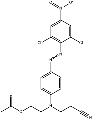 2-[N-(2-Cyanethyl)-4-[(2,6-dichlor-4-nitrophenyl)azo]anilino]ethylacetat