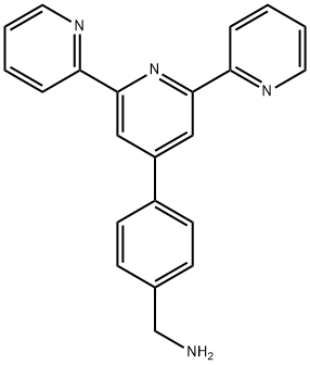 1-[4-(2,2':6',2''-TERPYRIDIN-4'-YL)PHENYL]METHANAMINE Struktur