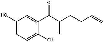 5-Hexen-1-one, 1-(2,5-dihydroxyphenyl)-2-methyl- (9CI) Struktur