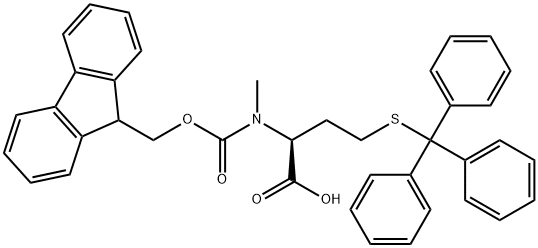 FMOC-MEHCYS(TRT)-OH Struktur