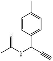 Acetamide,  N-[1-(4-methylphenyl)-2-propynyl]-  (9CI) Struktur