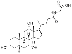 GLYCOCHOLIC ACID, [GLYCINE-1-14C] Struktur