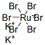 dipotassium hexabromoruthenate  Struktur