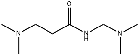 3-(dimethylamino)-N-[(dimethylamino)methyl]propionamide Struktur