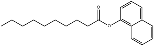 ALPHA-NAPHTHYL CAPRATE Struktur