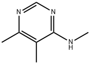 4-Pyrimidinamine, N,5,6-trimethyl- (9CI) Struktur