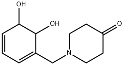 4-Piperidinone, 1-[(5,6-dihydroxy-1,3-cyclohexadien-1-yl)methyl]- (9CI) Struktur