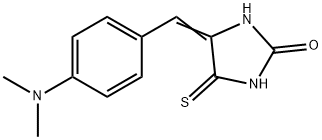 4-[[4-(Dimethylamino)phenyl]methylene]-5-thioxo-2-imidazolidinone Struktur