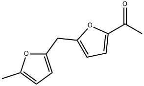 2-Acetyl-5-(5-methylfurfuryl)furan Struktur