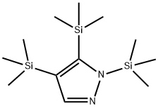 1,4,5-Tris(trimethylsilyl)-1H-pyrazole Struktur