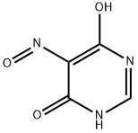 4(1H)-Pyrimidinone, 6-hydroxy-5-nitroso- (9CI) Struktur