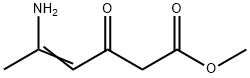 5-Amino-3-oxo-4-hexenoic acid methyl ester Struktur