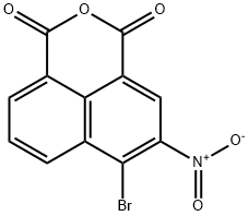 4-BROMO-3-NITRO-1,8-NAPHTHALIC ANHYDRIDE Struktur