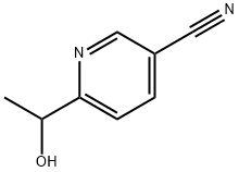 3-Pyridinecarbonitrile, 6-(1-hydroxyethyl)- (9CI) Struktur